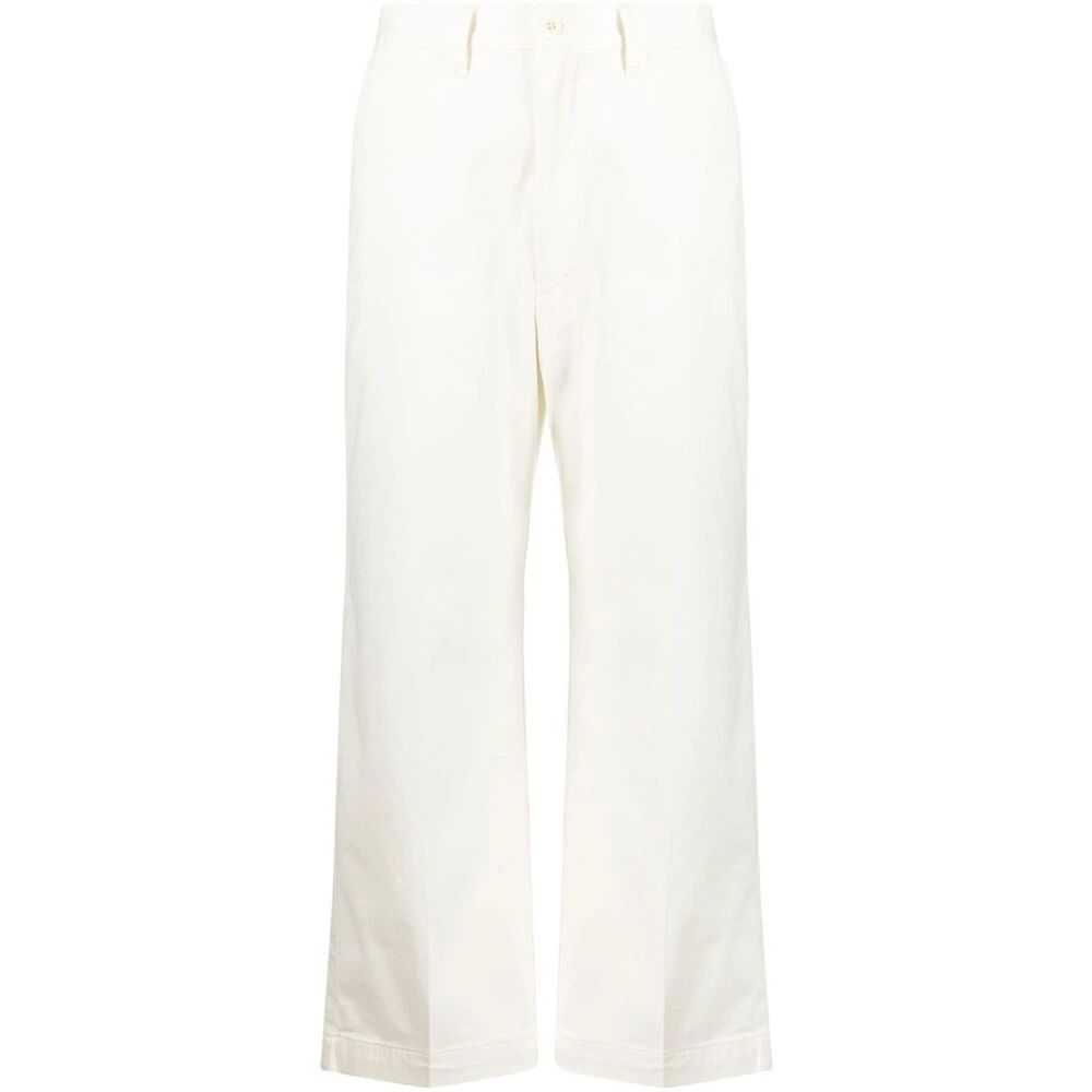 Ralph Lauren Cropped flared broek White Dames