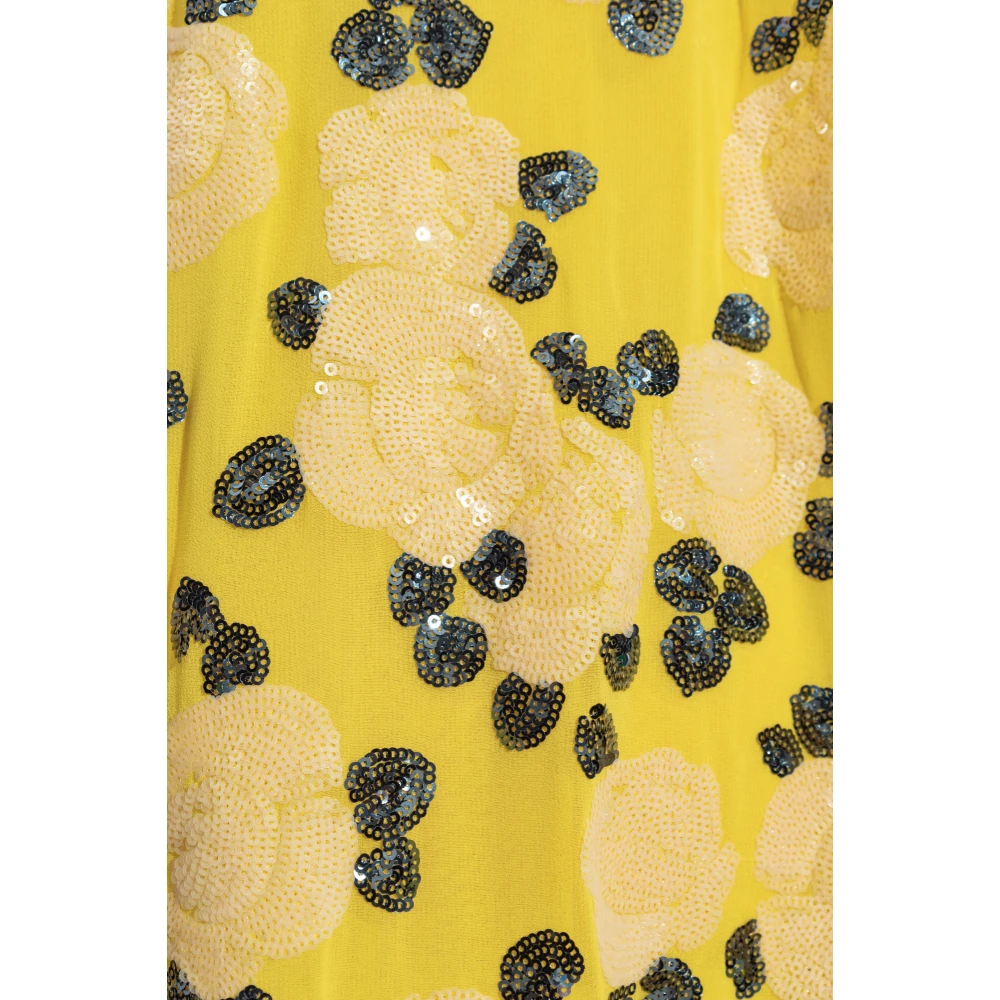 Munthe Jurk met applicaties Yellow Dames