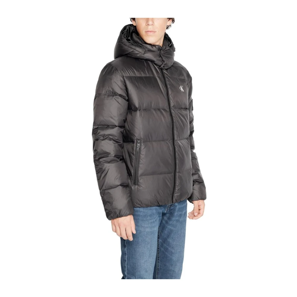 Calvin Klein Jeans Lichtgewicht Polyamide Herfst Winter Jas Black Heren