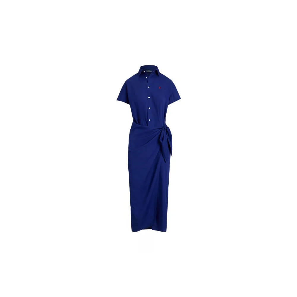 Polo Ralph Lauren Blue Elegant Dress - Female - Shirt Dresses - Xs - Dresses