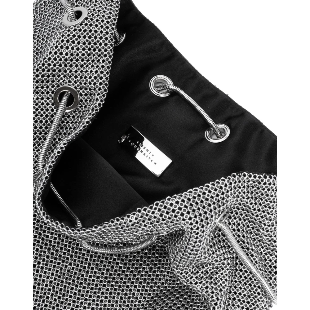 Twentyfour Kristal Clutch Tas Gray Dames