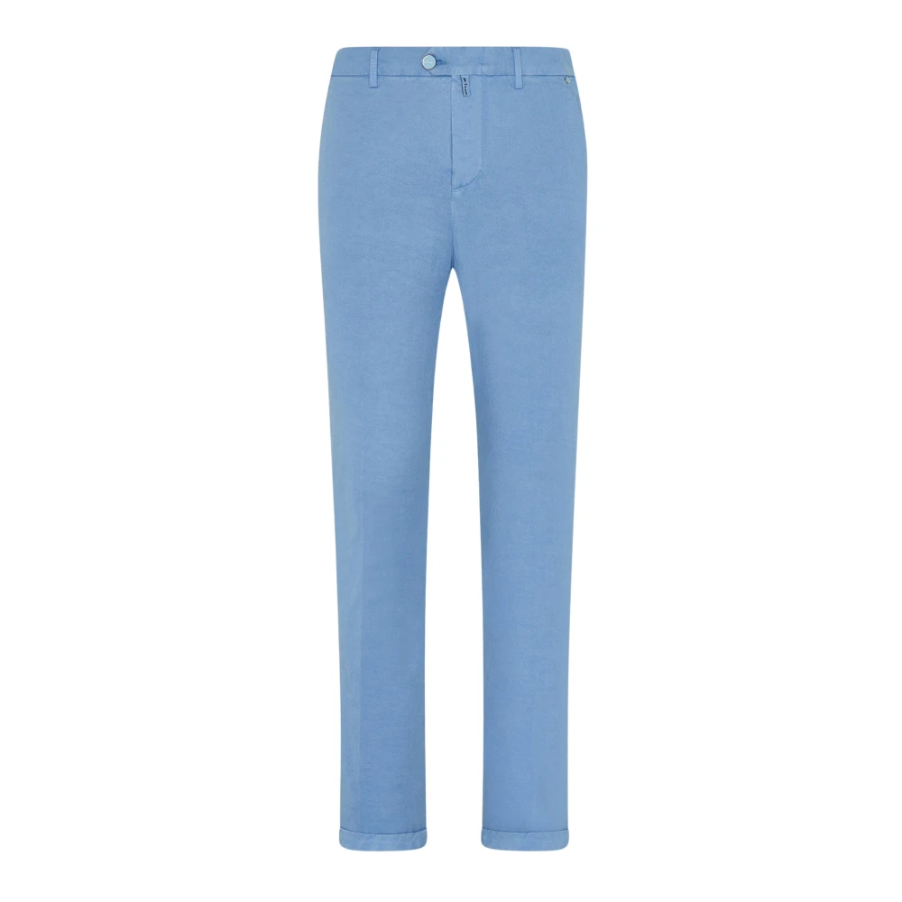 Kiton Lyocell Blandning Klassiska Byxor Blue, Herr