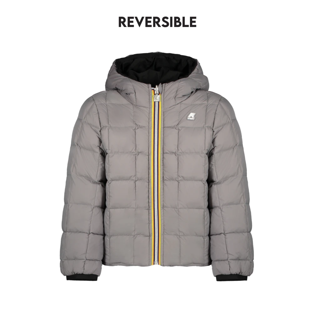 K-Way Unisex Black P. Jack St Thermo Reversible Jacket