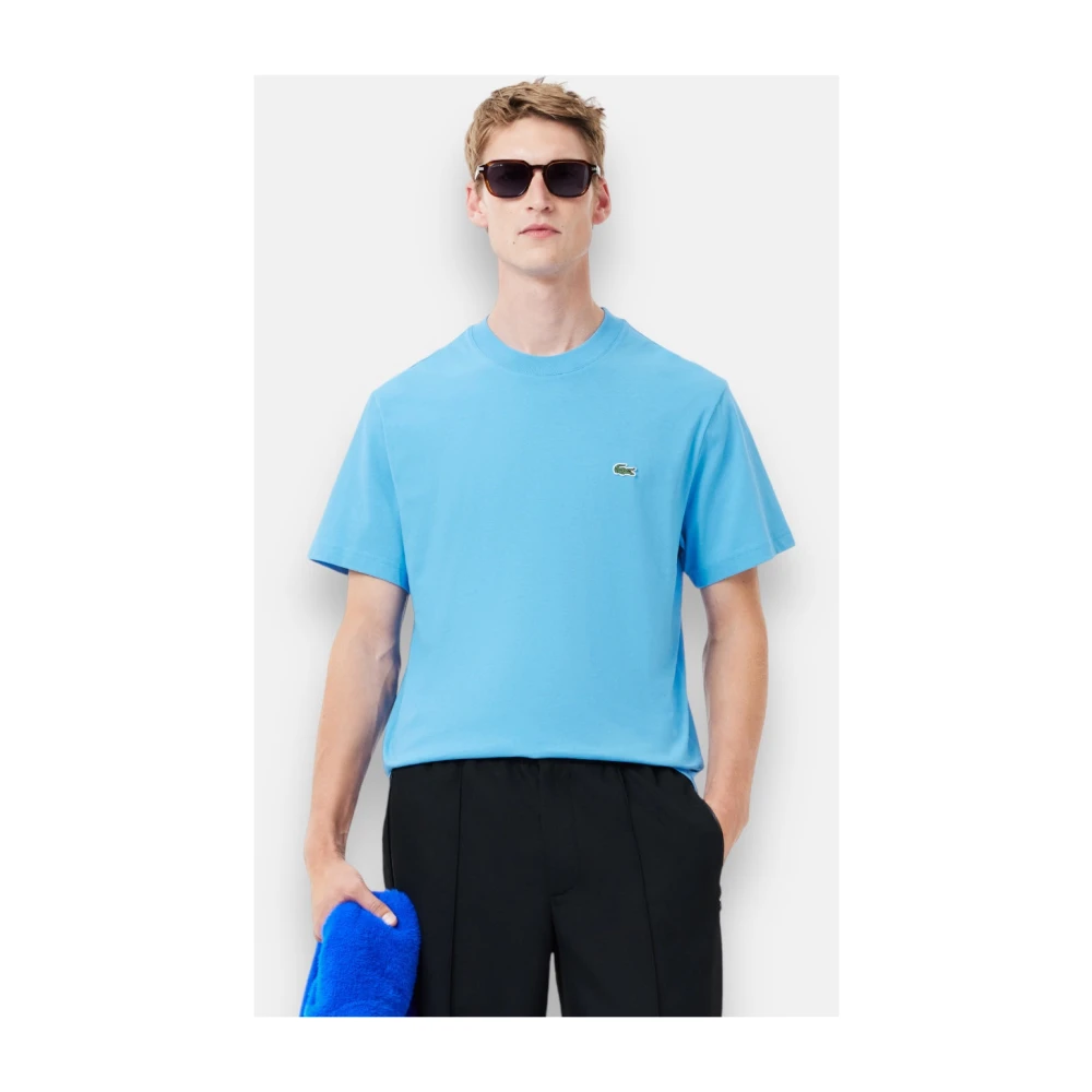 Lacoste Iconisch Blauw T-shirt Blue Heren