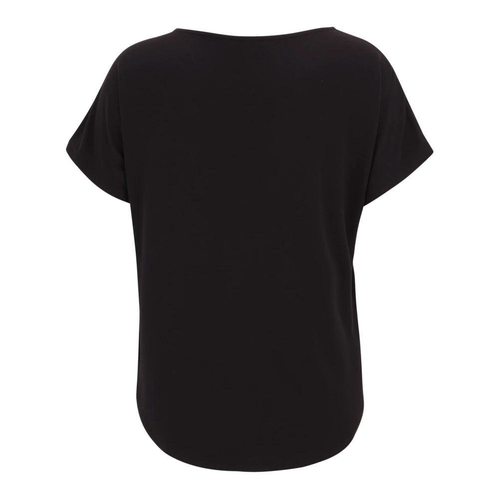 Betty Barclay Bamboe Oversized V-hals Shirt Black Dames