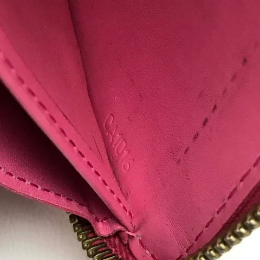 Louis Vuitton Vintage Pre-owned Leather wallets Pink Dames
