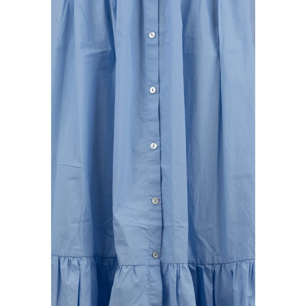 Aniye By Katoenen Geknoopte Lange Rok Blue Dames
