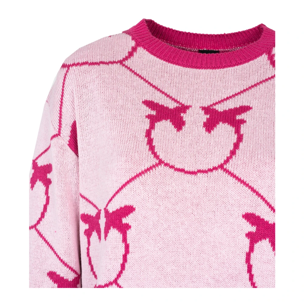 pinko Casual losvallende trui Pink Dames