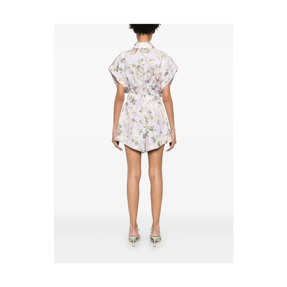 Zimmermann Bloemenprint Jumpsuit Multicolor Dames