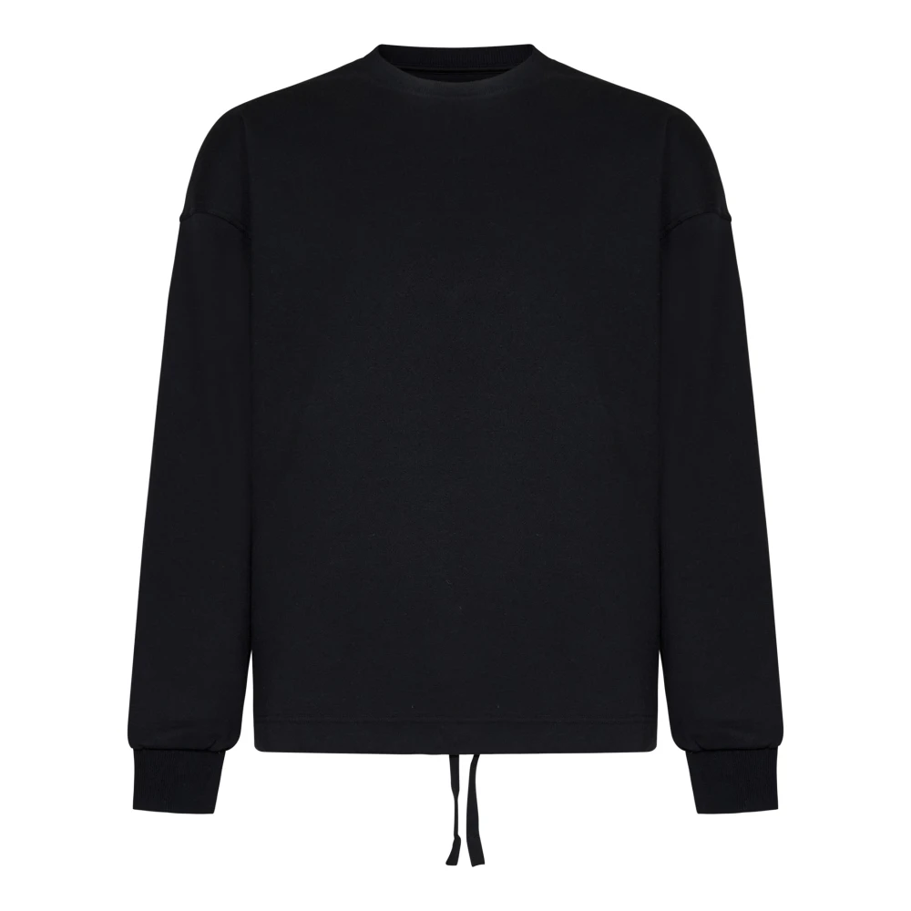 Ermenegildo Zegna Zwarte Sweater met Logo Borduursel Black Heren