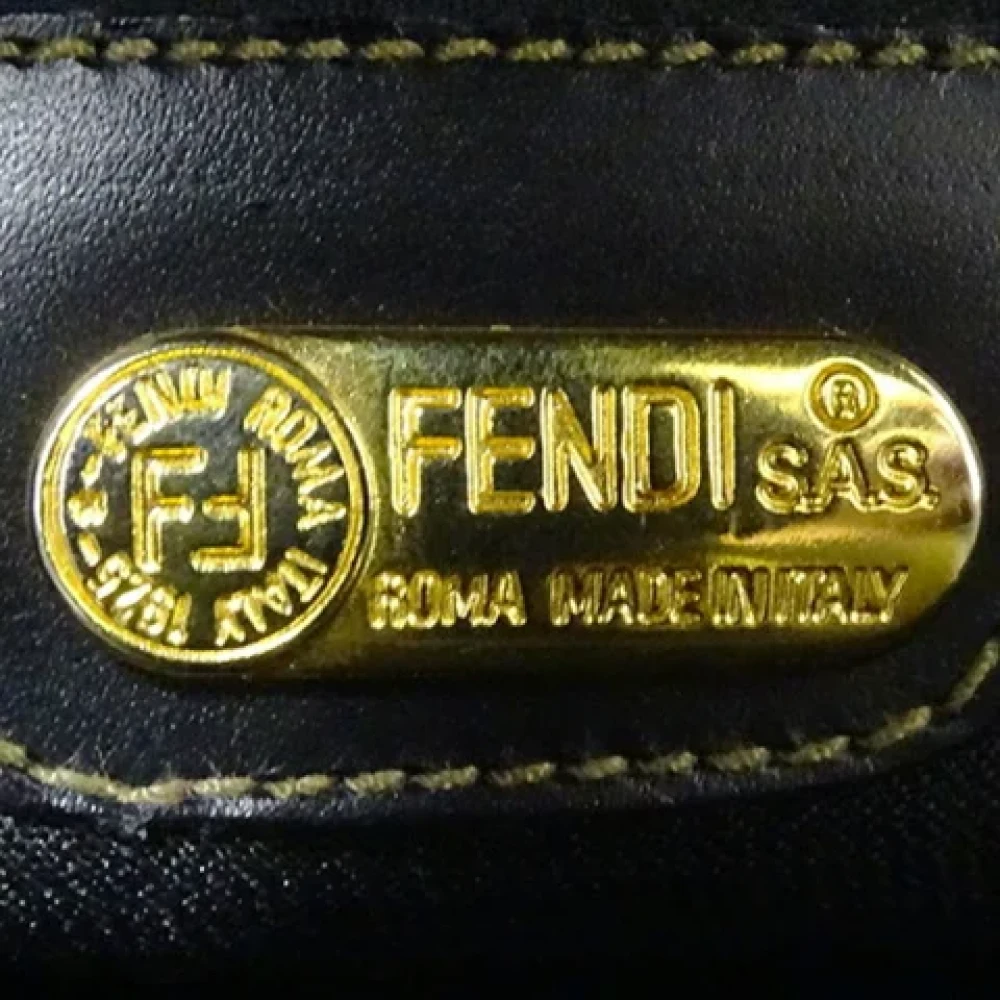 Fendi Vintage Pre-owned Plastic fendi-bags Brown Dames