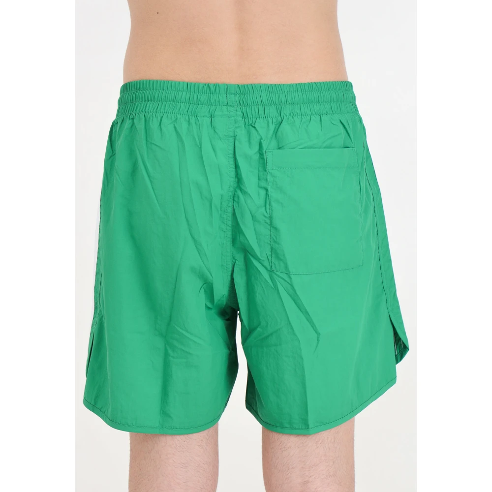 adidas Originals Groene strandkleding shorts Sprinter stijl Green Heren