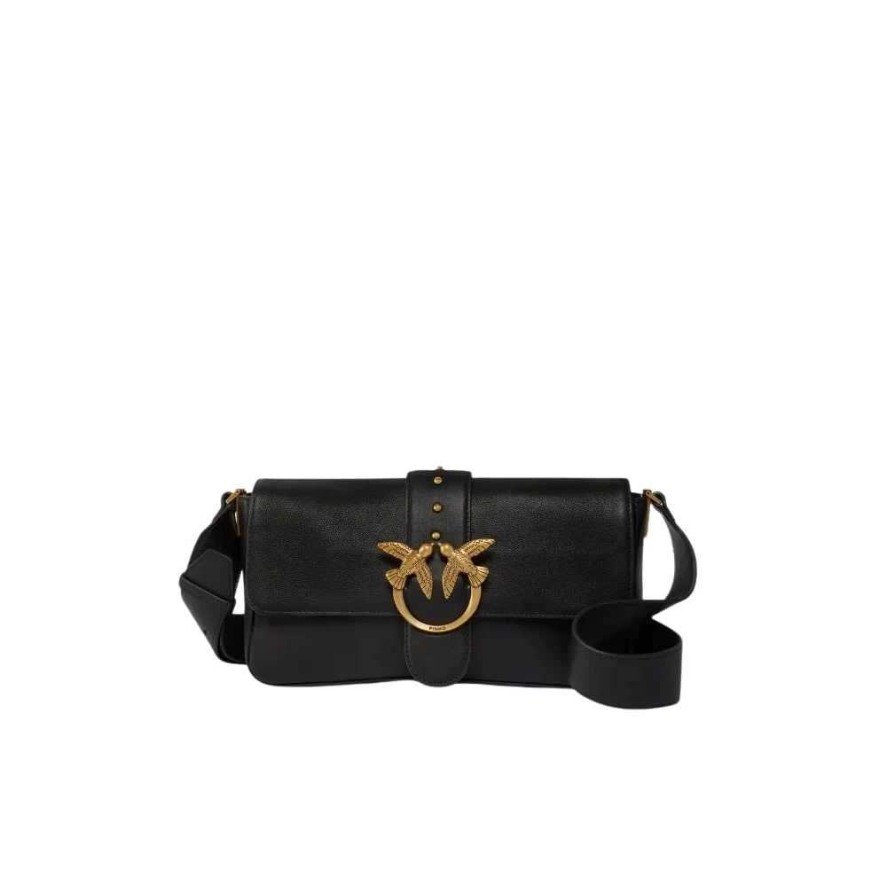 Pinko Women's Black Crossbody Bag - Cross Body Bags - One Size - Bags