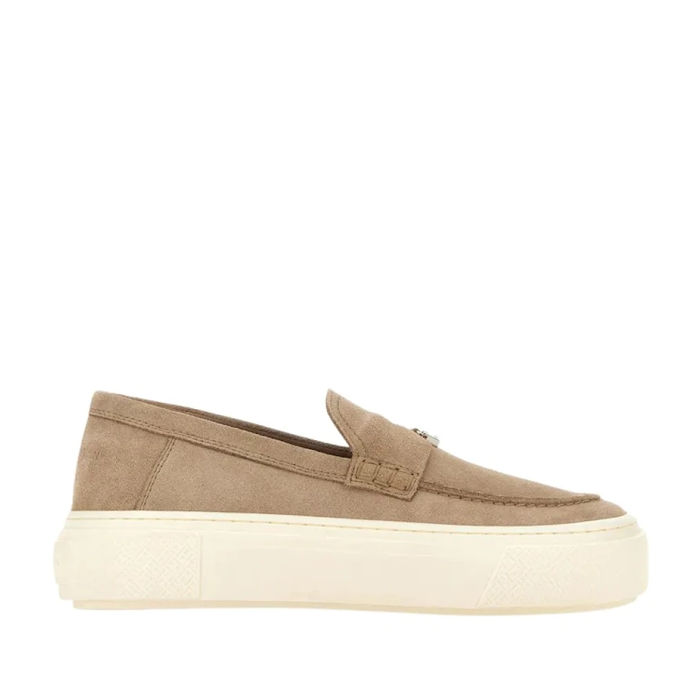 Hogan Women's Beige Loafers, 4 Uk, Crosswind Loafers