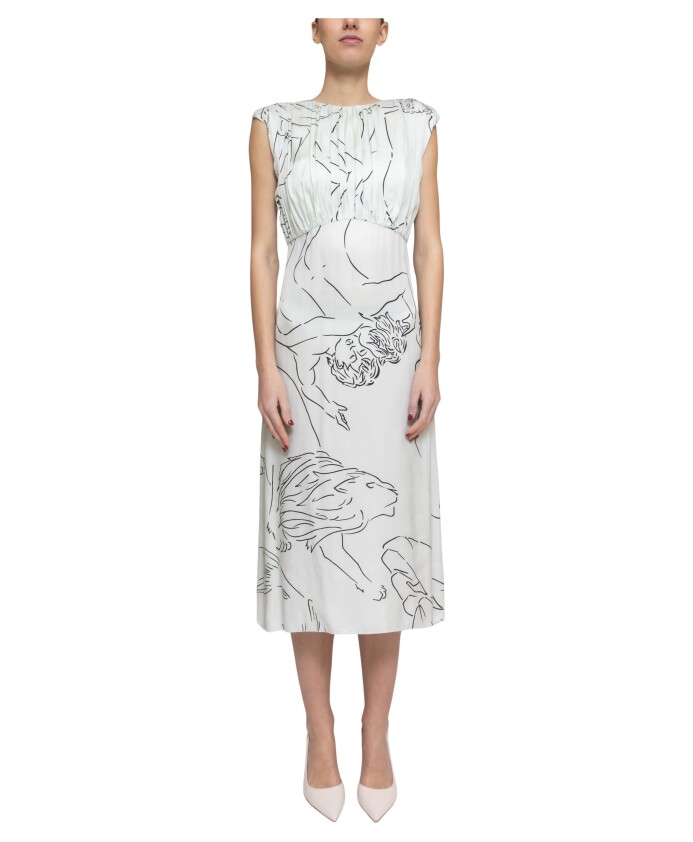 robe-midi-a-imprime-zodiaque