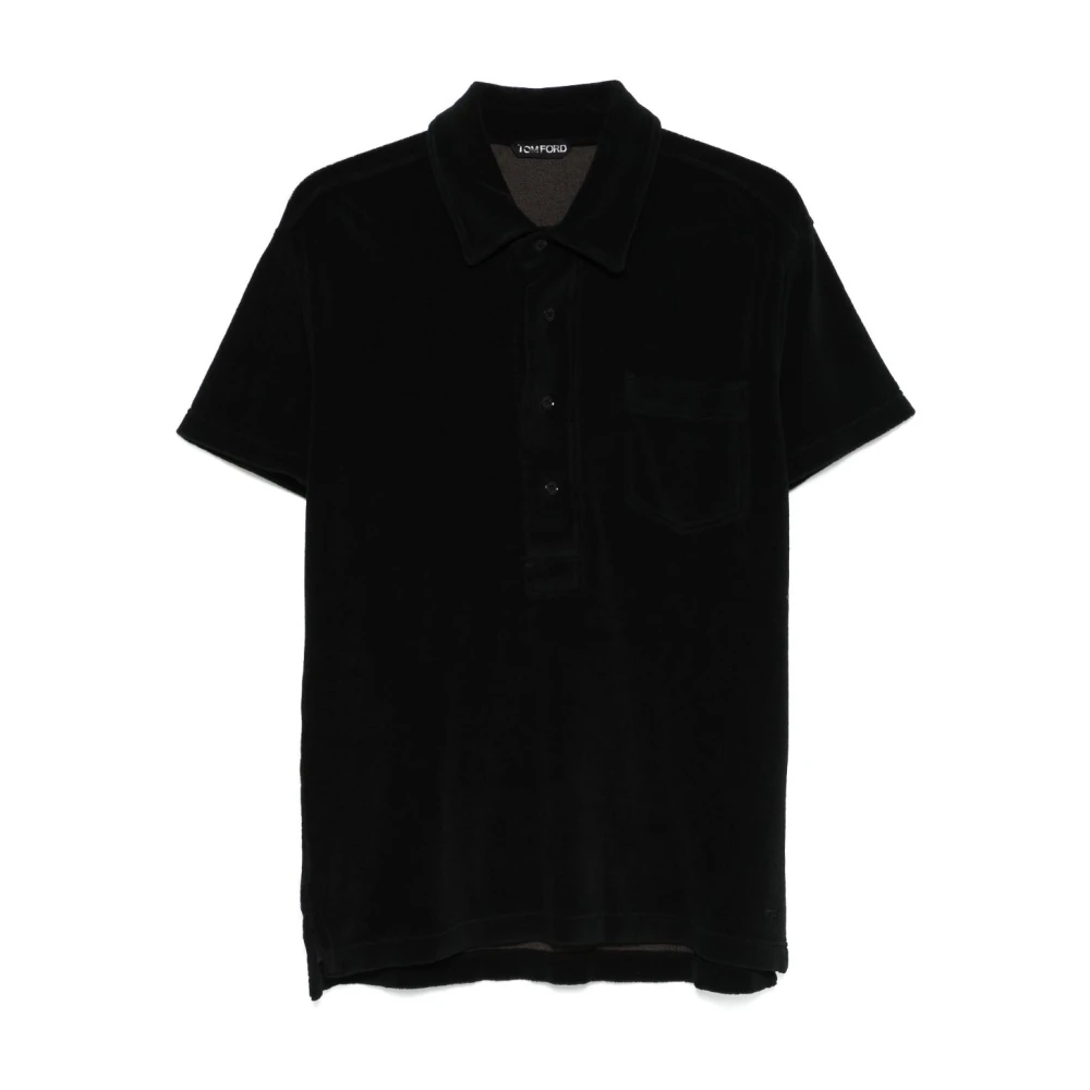 Tom Ford Zwarte T-shirts en Polos Black Heren