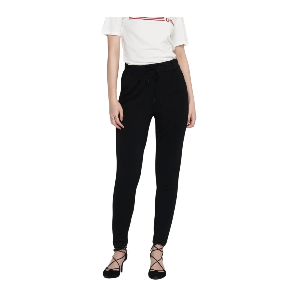 Only Donna Nero Pantaloni Da Poptrash Life Easy Pant - Immagine 7