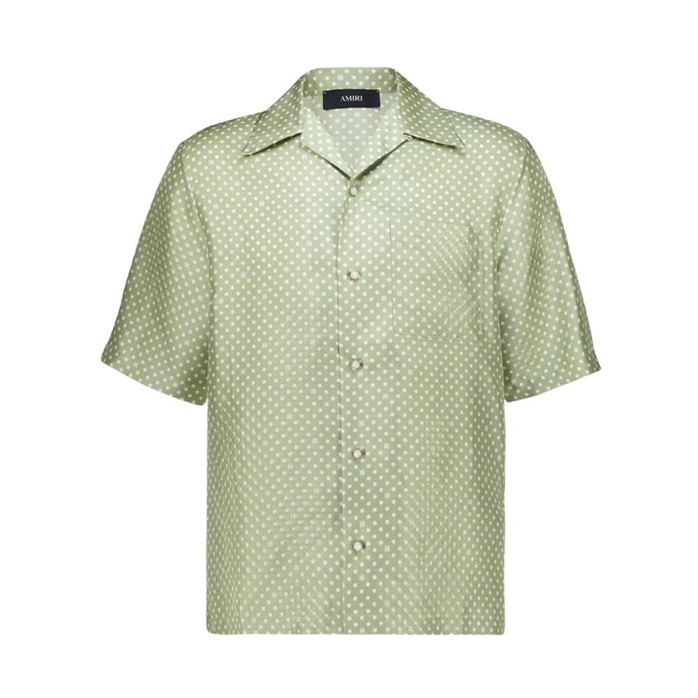 Amiri Uomo Verde - Short Sleeve Camicie - Shirts - L