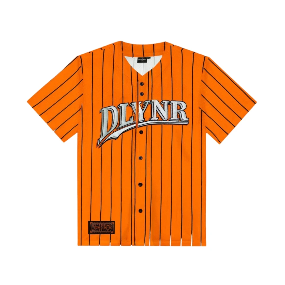 Dolly Noire Baseball Catcher Shirt Orange Heren