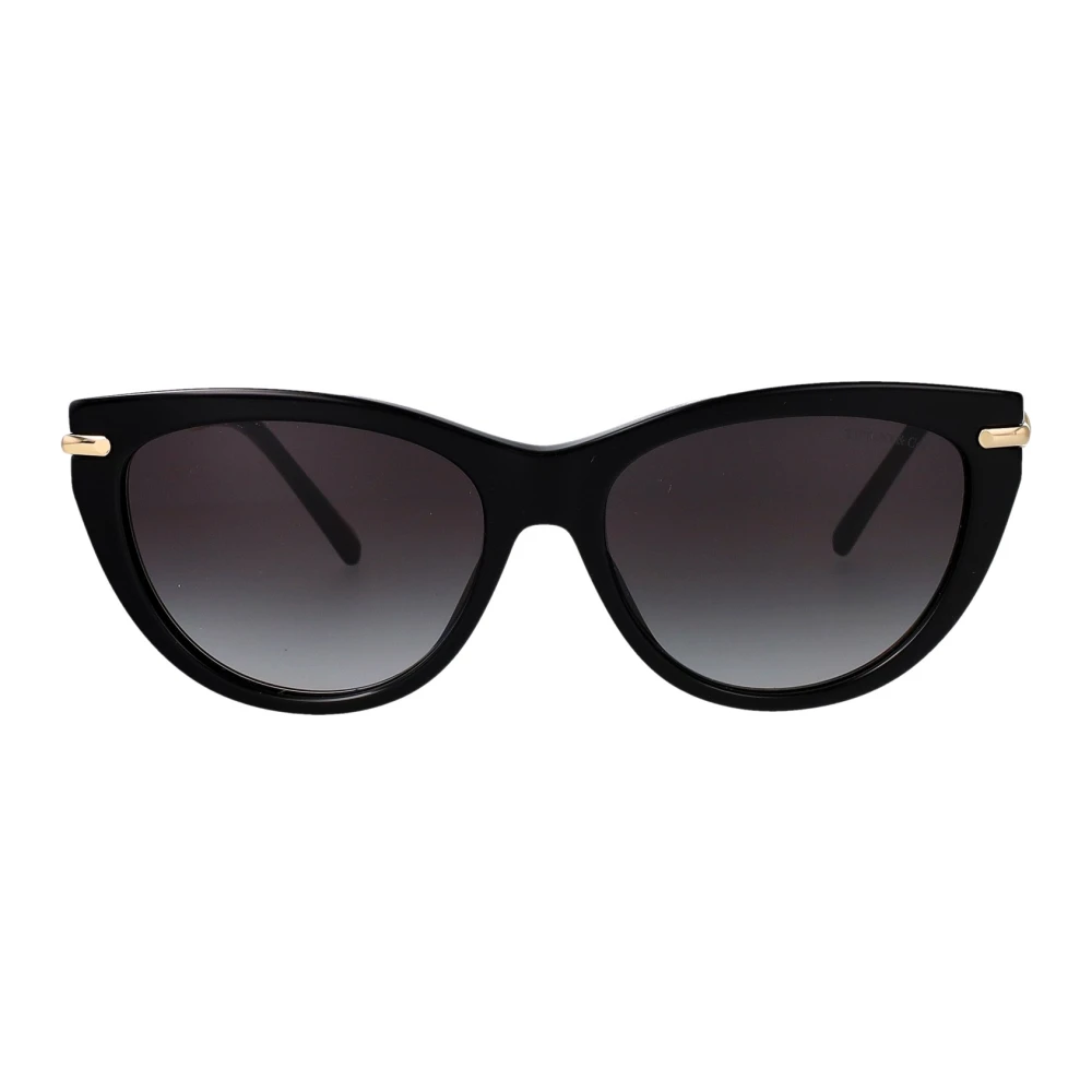 Tiffany & Co - Cateye Sunglasses - Black/Grey - 55mm - Image 3