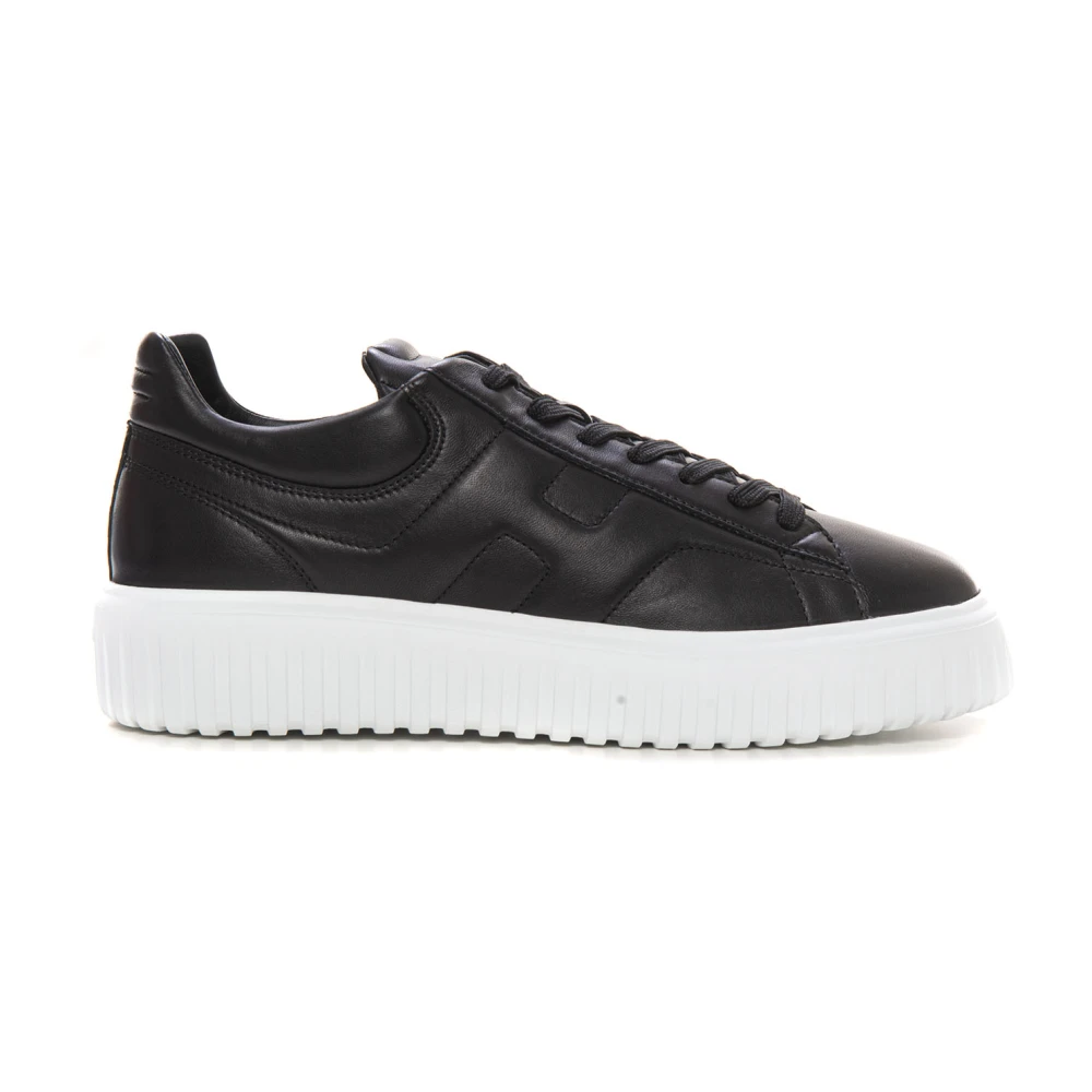 Hogan Men's Black H-Stripes High-Top Sneaker
