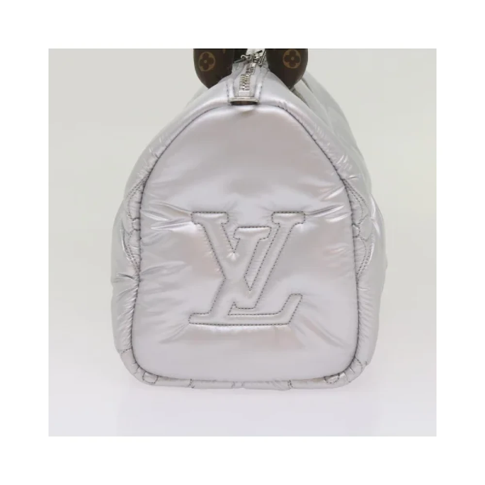 Louis Vuitton Vintage Pre-owned Nylon handbags Gray Dames