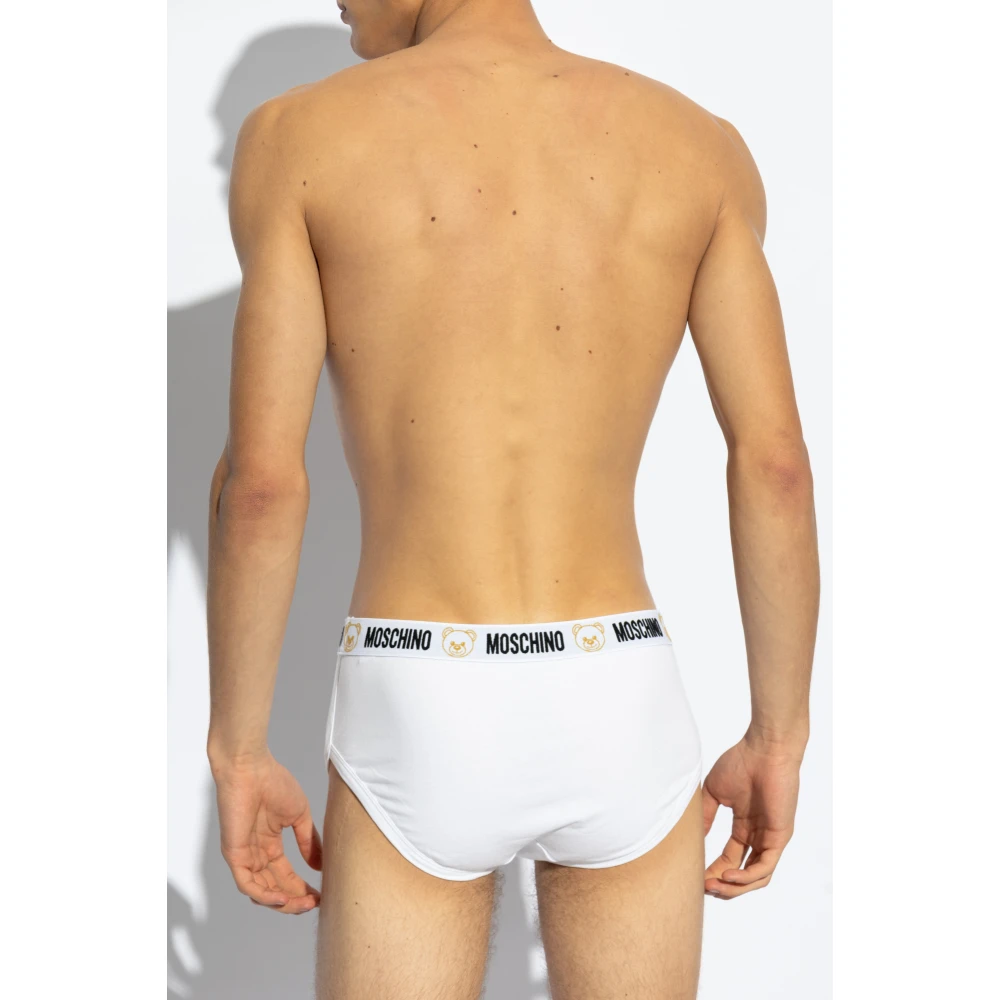 Moschino Twee-pack slips White Heren