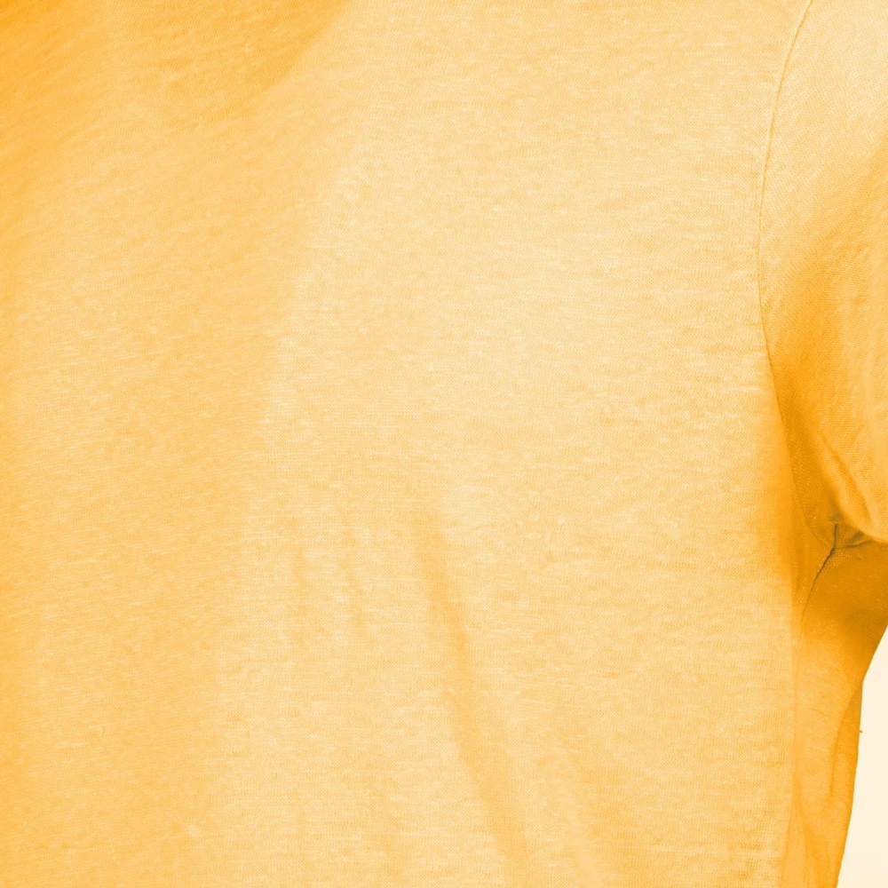 Orlebar Brown Slim Fit Ronde Hals T-shirt Orange Heren