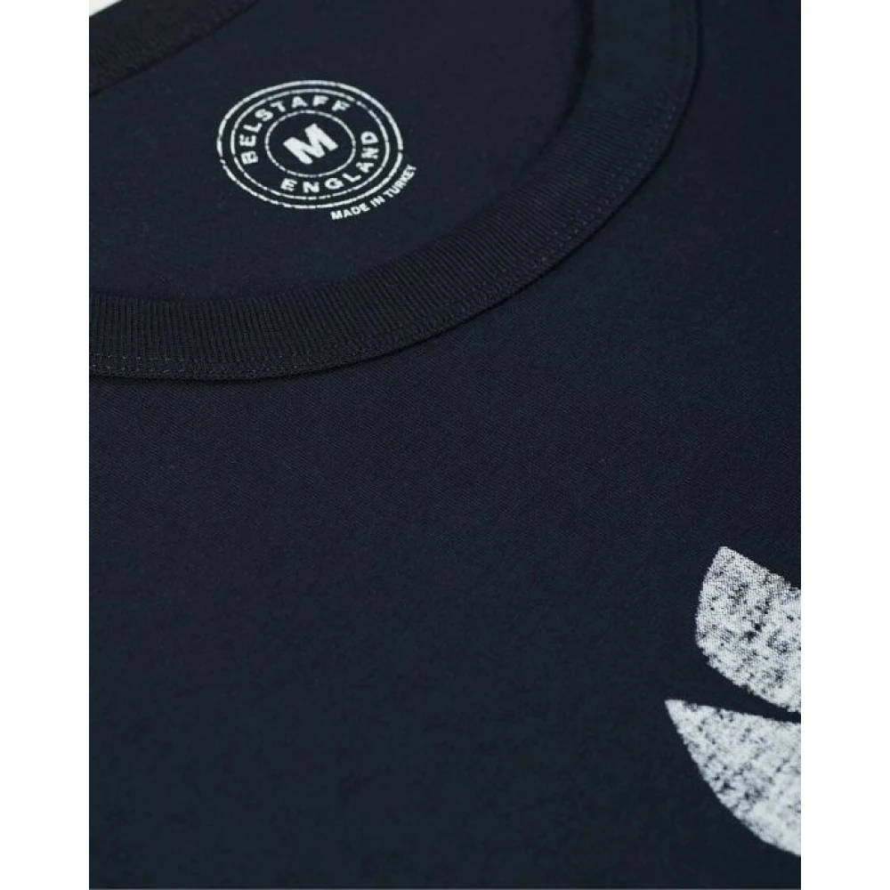 Belstaff Klassiek Coteland T-Shirt met Phoenix Print Blue Heren