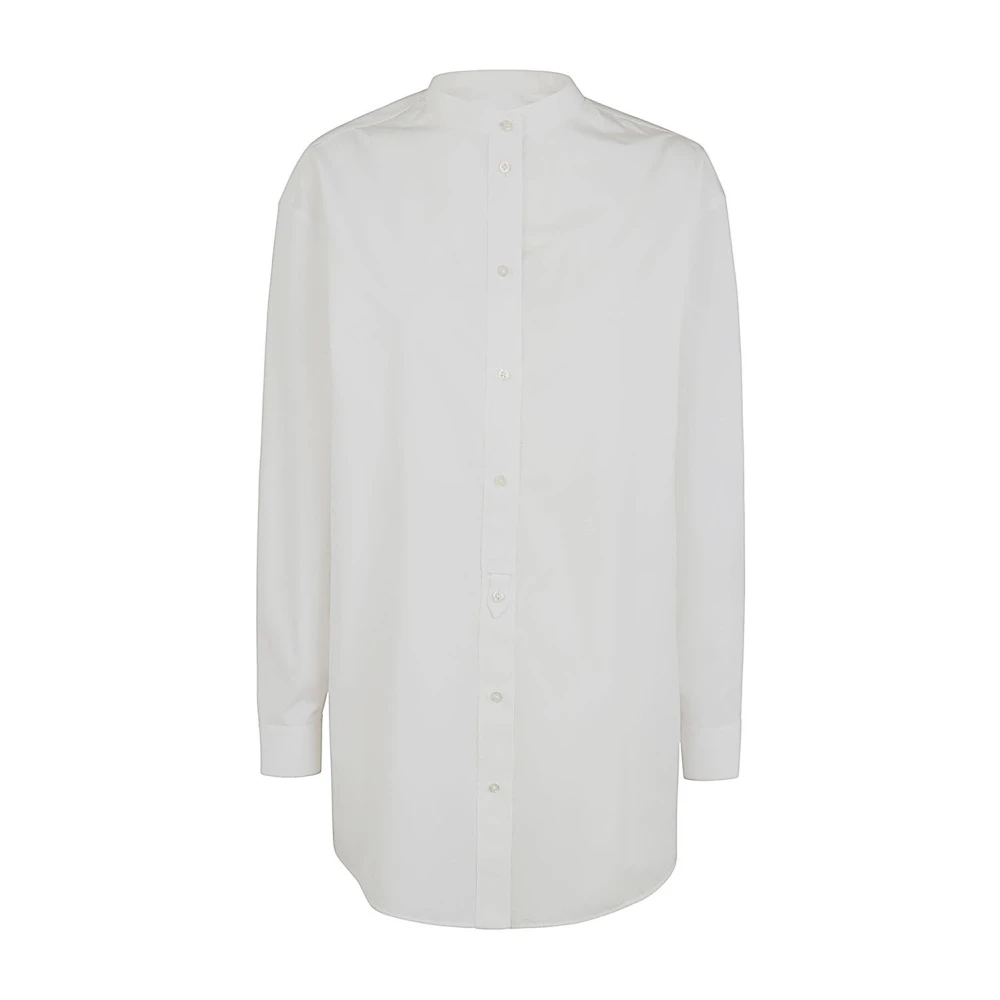 Jil Sander Optic White Fitted Shirt White Dames