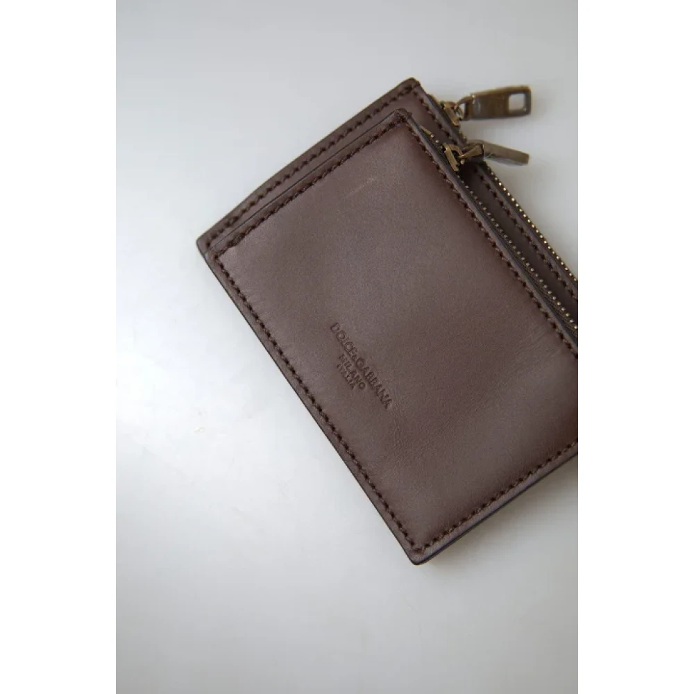 Dolce & Gabbana Pre-owned Canvas wallets Brown Dames
