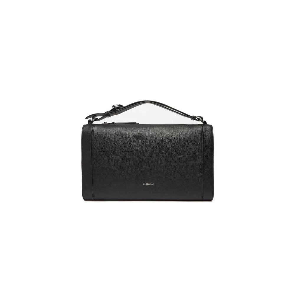 Coccinelle Black Handbags, Female, One Size, Elinor Handbag Grained Leather