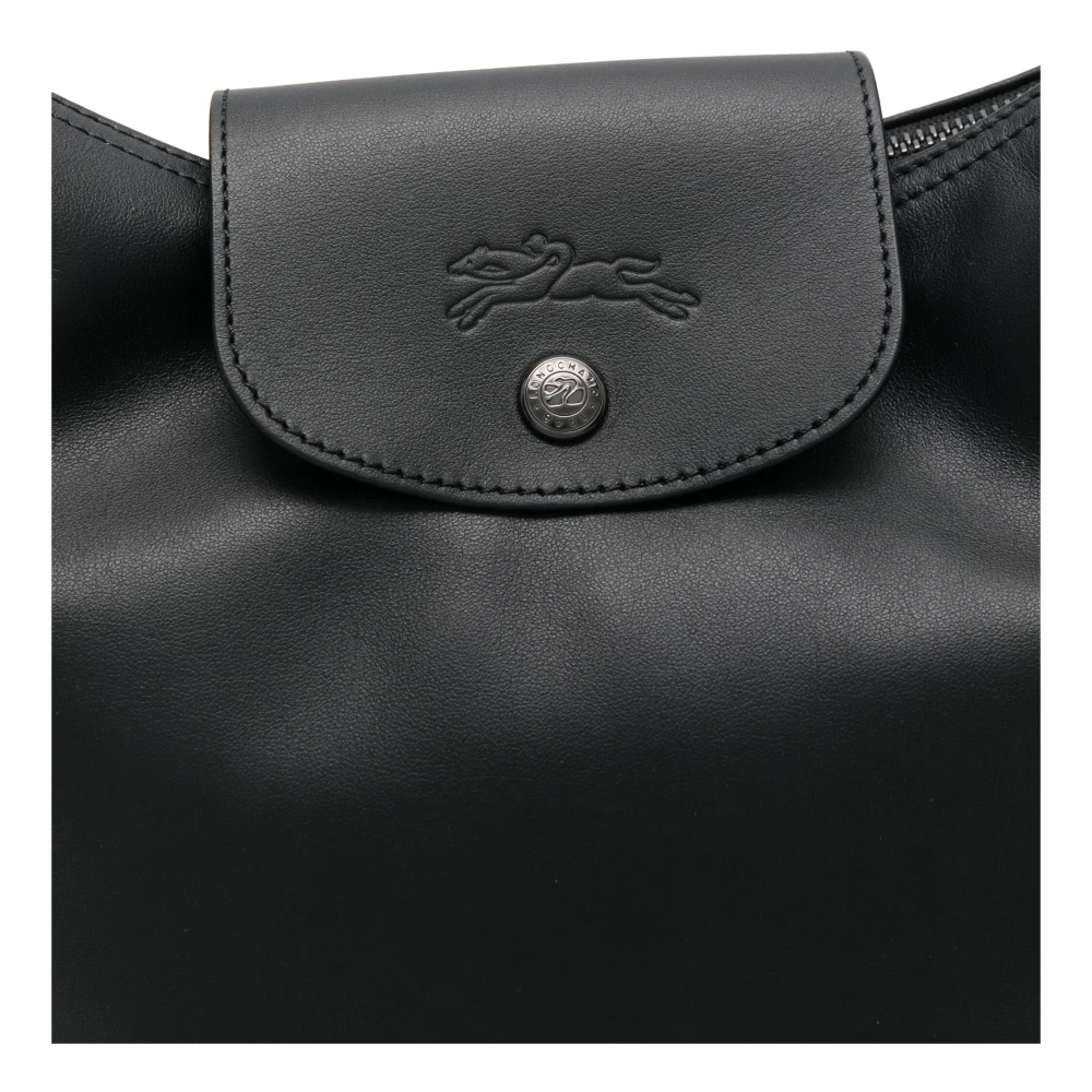 Longchamp Xtra Opvouwbare Tas in Zwart Black Dames