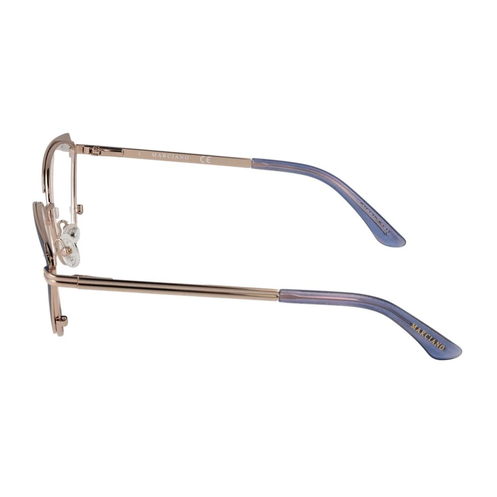 Guess Blauwe Cat Eye Metalen Optische Frames Blue Dames