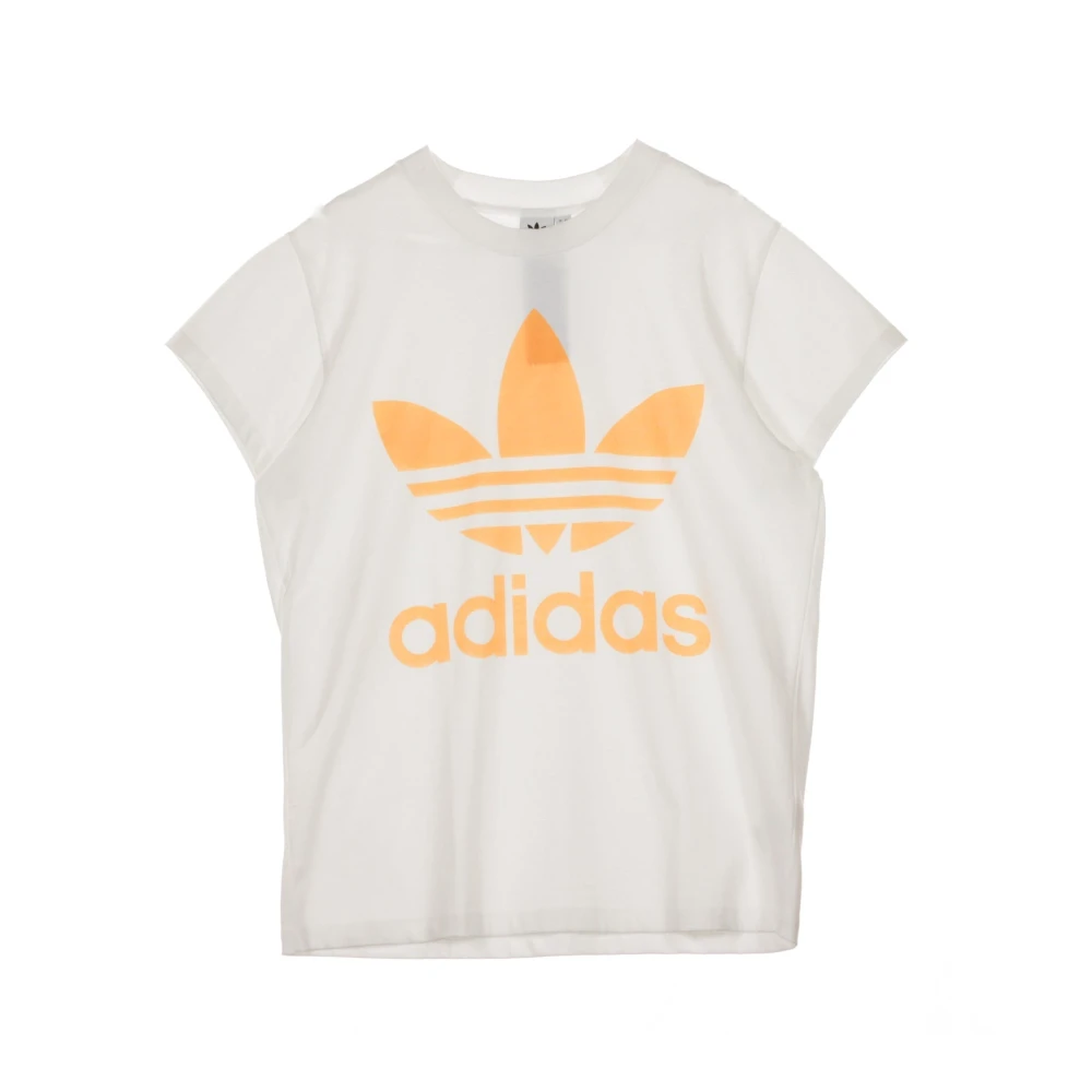 Adidas Trefoil Dames T-shirt Wit Goud White Dames