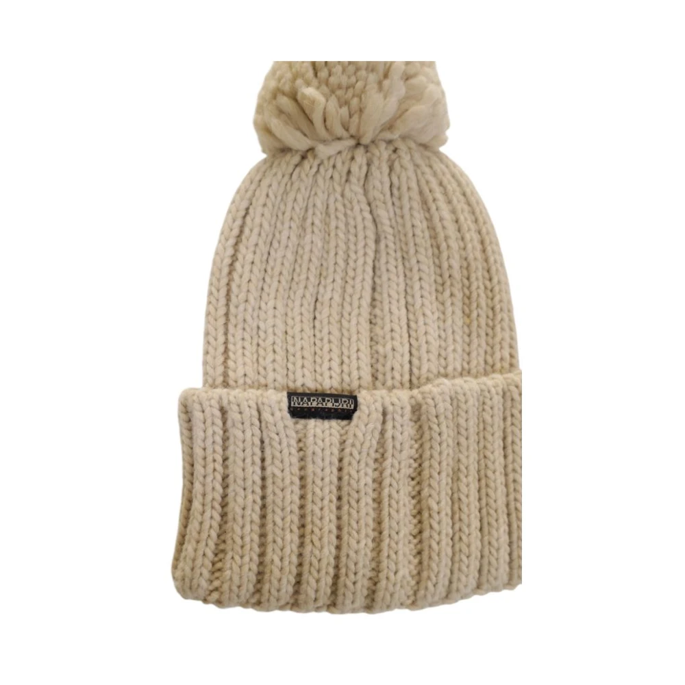 Napapijri Beige Acryl Hoed & Muts Beige Heren