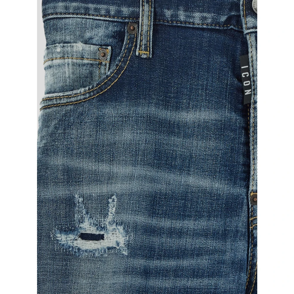 Dsquared2 Heren Denim Mode Blue Heren