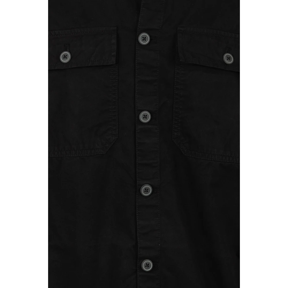 Barbour Zwarte Overshirt Overhemden Black Heren