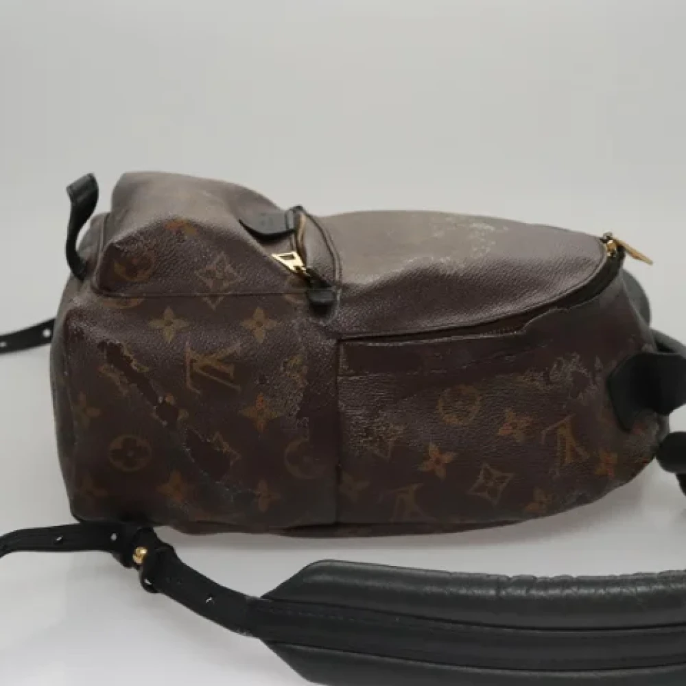 Louis Vuitton Vintage Pre-owned Canvas backpacks Brown Dames