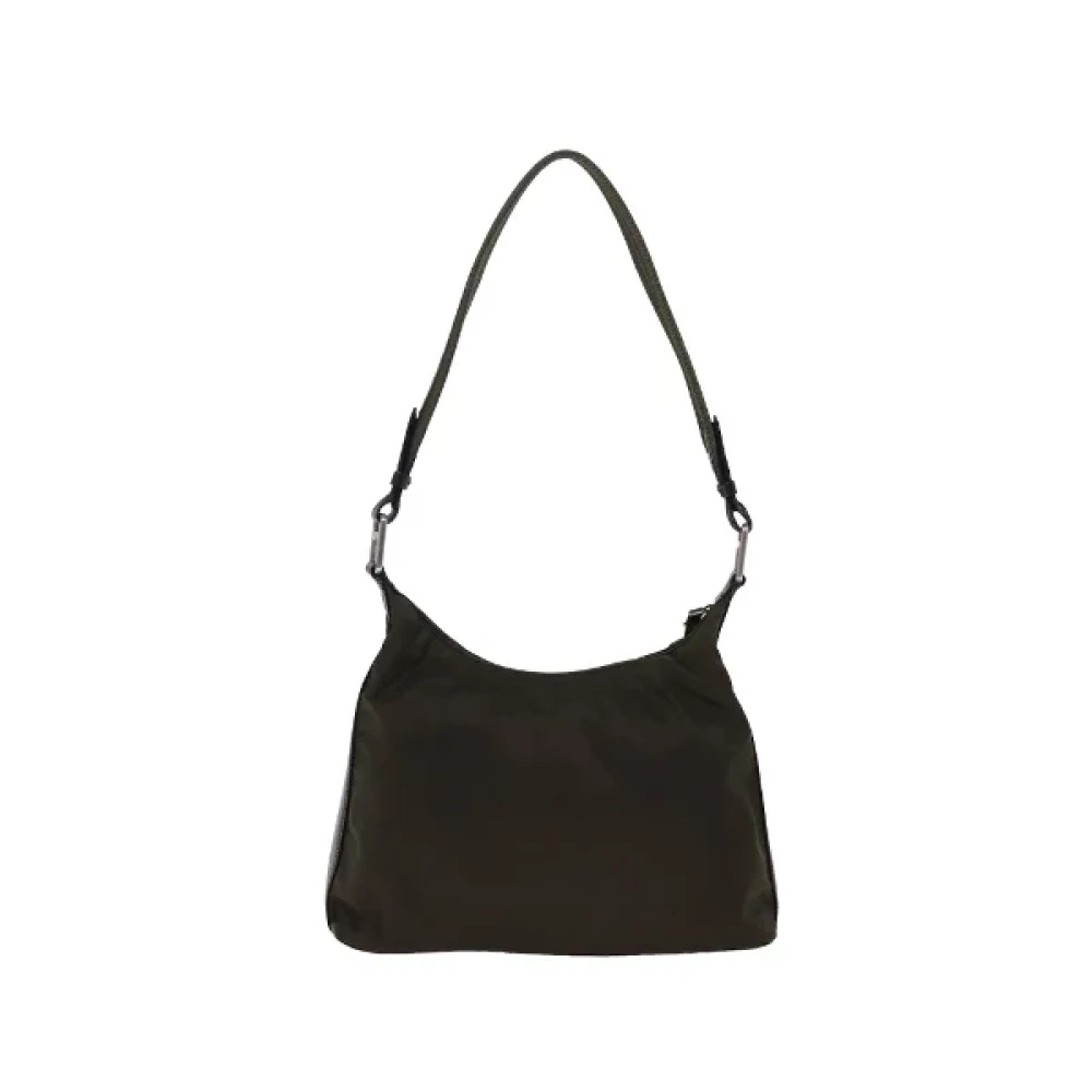 Prada Vintage Pre-owned Nylon prada-bags Brown Dames