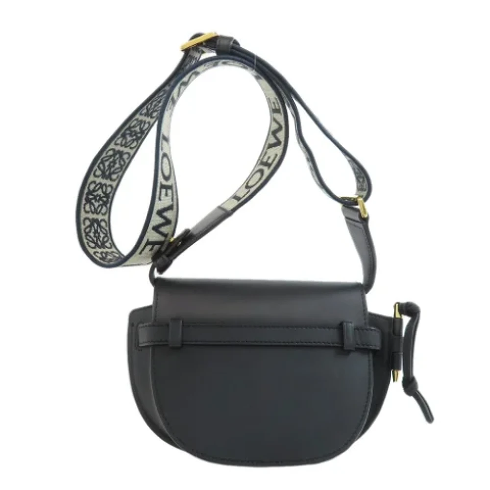 Loewe Pre-owned Leather shoulder-bags Black Dames