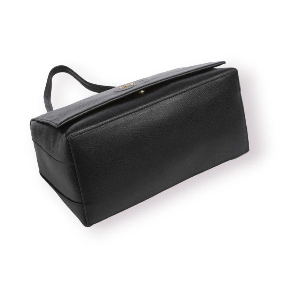 Twinset Leren tassen Black Dames
