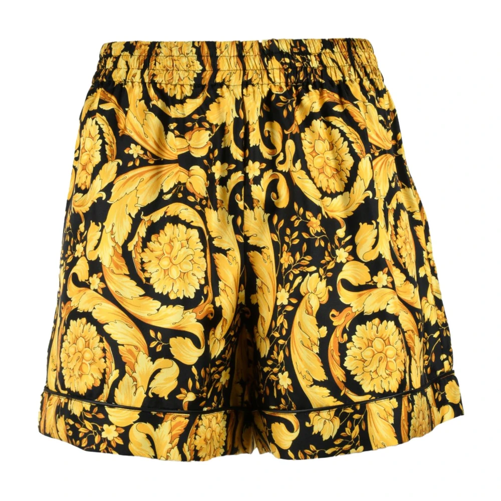 Versace Zijden Collectie Shorts Multicolor Dames