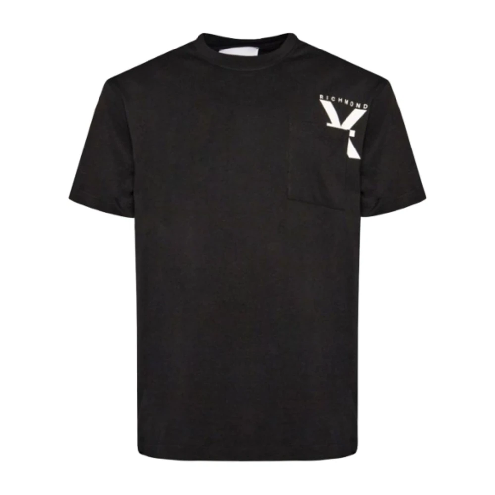 John Richmond Herr Casual T-shirt Black, Herr