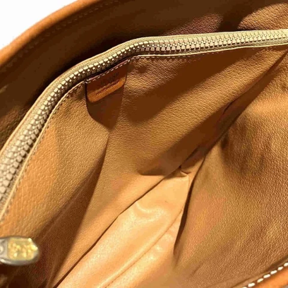 Celine Vintage Pre-owned Canvas shoulder-bags Brown Dames