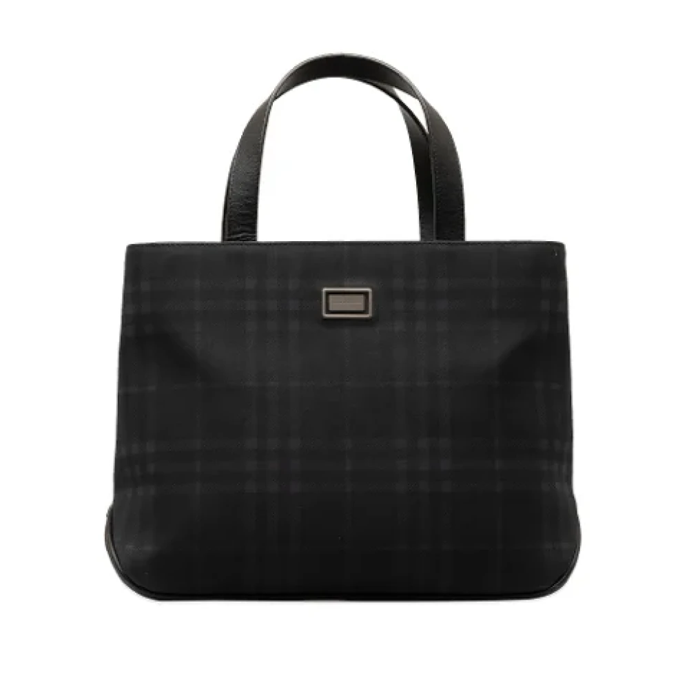 Burberry Vintage Pre-owned Fabric handbags Black Dames