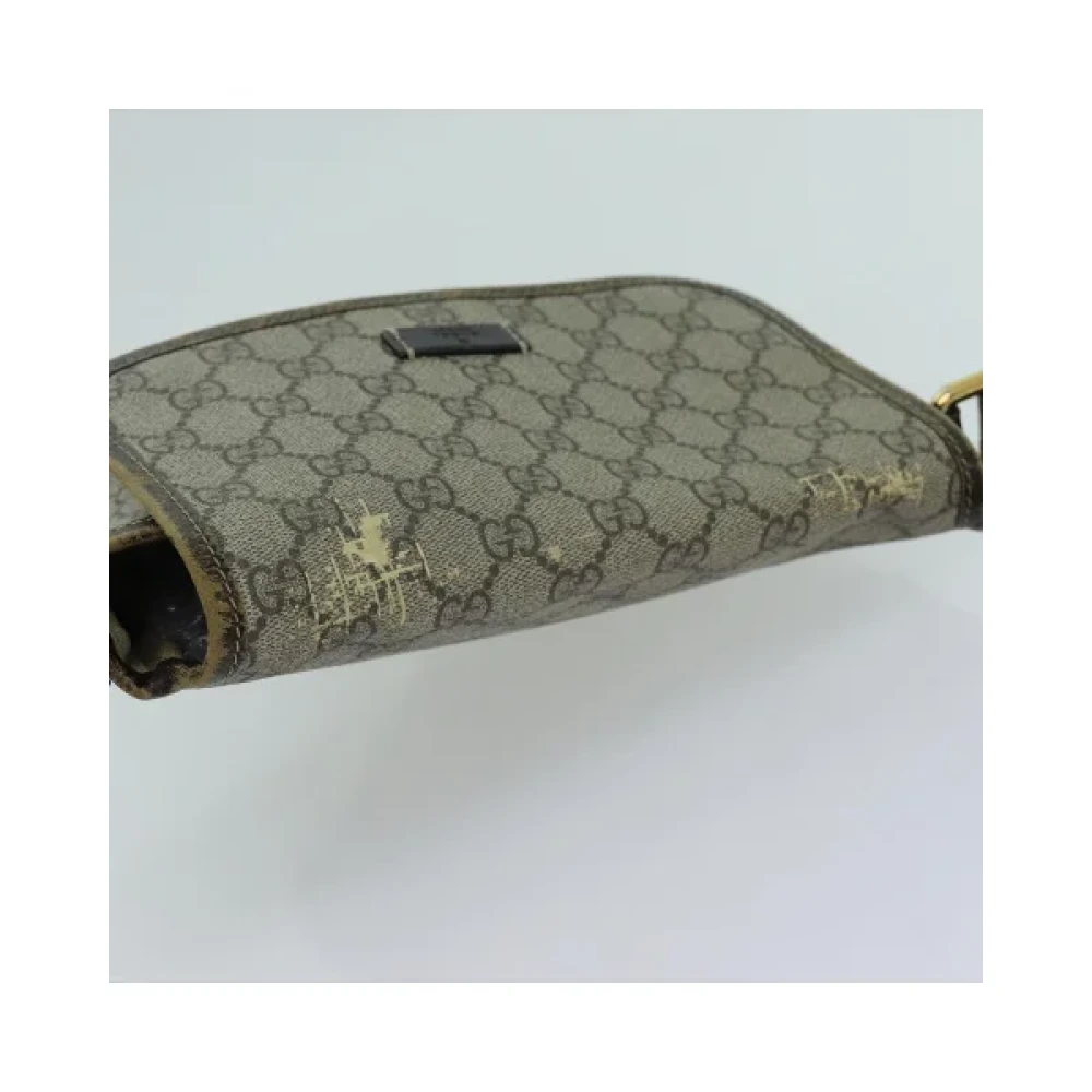 Gucci Vintage Pre-owned Canvas gucci-bags Beige Dames