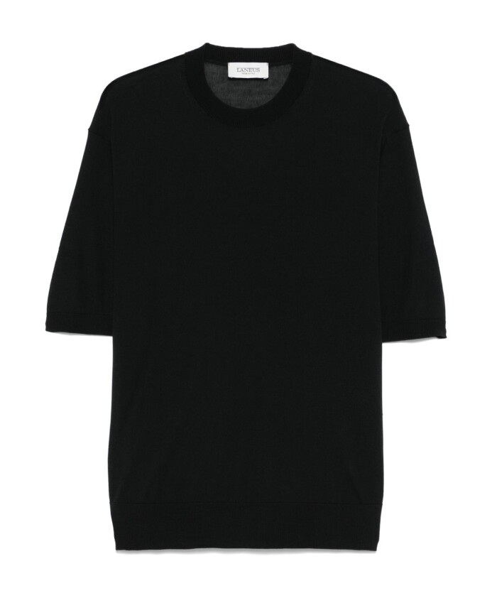 t-shirts-et-polos-col-rond-noirs