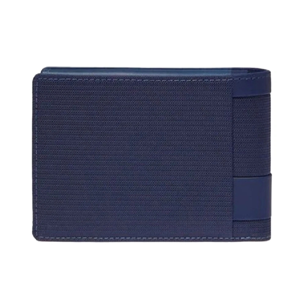 Piquadro Blauwe Portemonnee met RFID-bescherming Blue Heren