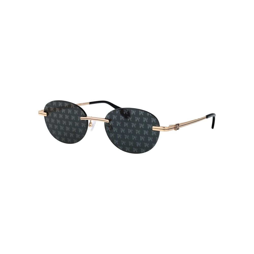 Palm Angels Unisex Yellow Crystal Sunglasses For A Stylish Look